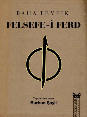 cover image of Felsefe-i Ferd